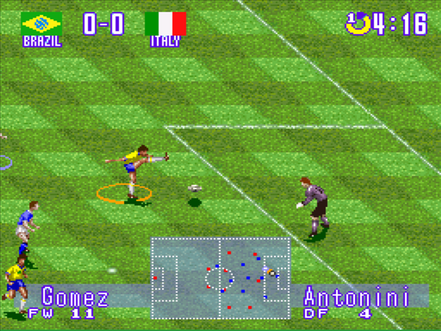 International Superstar Soccer (1995), SNES Game