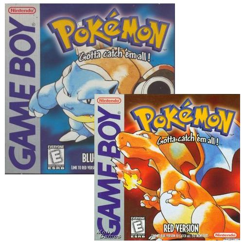 Pokémon Blue Version, Game Boy, Jogos