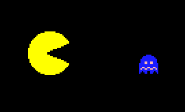 Pac-Man Video game Joystick, padrão de jogo dos desenhos animados