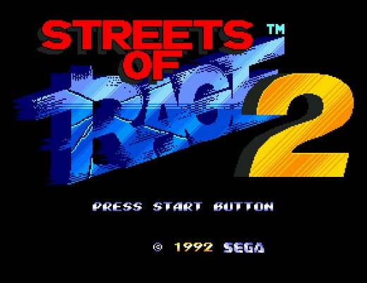 streets of rage 2 title screen